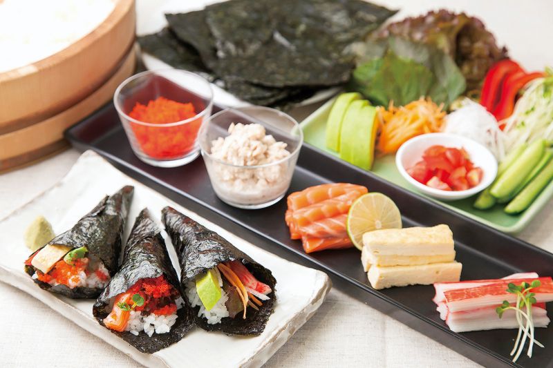 làm Sushi tự cuốn Temakizushi làm Sushi tự cuốn Temakizushi